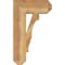Ekena Millwork Balboa Craftsman Rough Sawn Bracket, Western Red Cedar, 6"W x 18"D x 30"H BKT06X18X30BOA04RWR - alternate 4